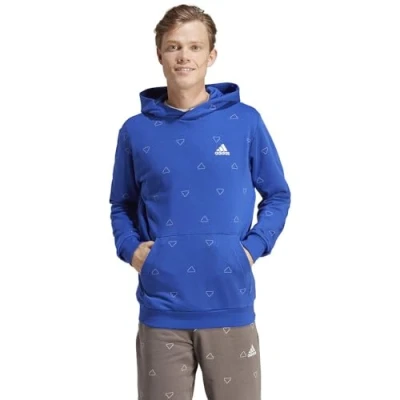 Immagine di adidas Felpa con Cappuccio da Uomo Seasonal Essentials Monogram Graphic