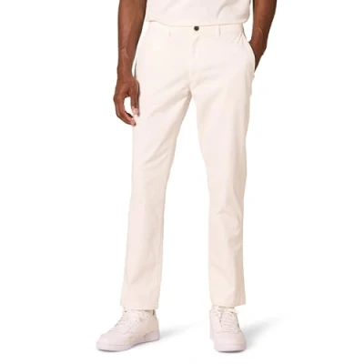 Immagine di Amazon Essentials Chino Elasticizzati Comodi Slavati Sportivi (in precedenza Goodthreads) Uomo, Bianco, 30W / 32L