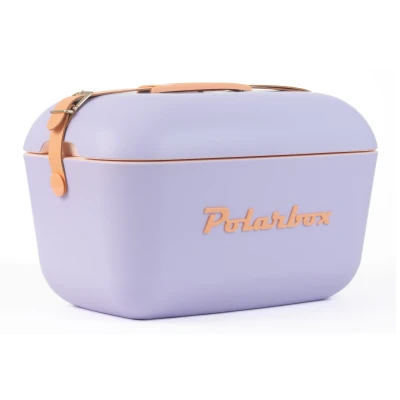 Immagine di Polarbox Cooler 12L Viola Pop dettagli arancioni