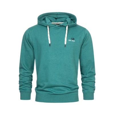 Immagine di Indicode Jeans Inmorey Felpa con cappuccio, Uomo, Taglia: Small, Hydro