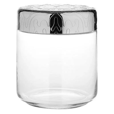 Immagine di Alessi Dressed Barattolo con Coperchio Ermetico, 4.75&quot; h x 4.25&quot; d