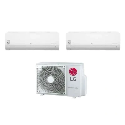 Immagine di Climatizzatore LG Libero Smart wifi dual split 9000+9000 btu inverter con R32 MU2R15 in A+++