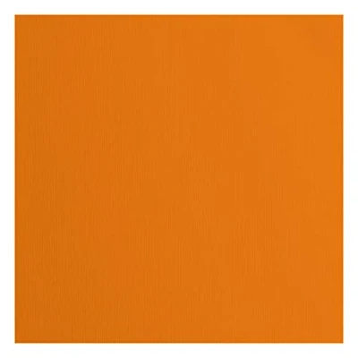 Immagine di Cartoncino Florence Testurizzata Materiali per Biglietti colorati 30,5 x cm Mandarin 20 Fogli Carta Scrapbooking, Biglietti, Fustellatura e Progetti con 216 gsm Orange