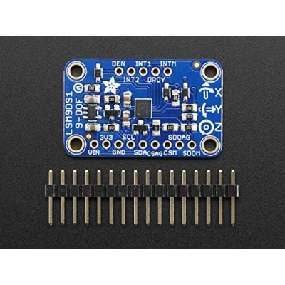 Immagine di Adafruit 9 DOF Accel/Mag/Gyro+Temp Breakout Board LSM9DS1