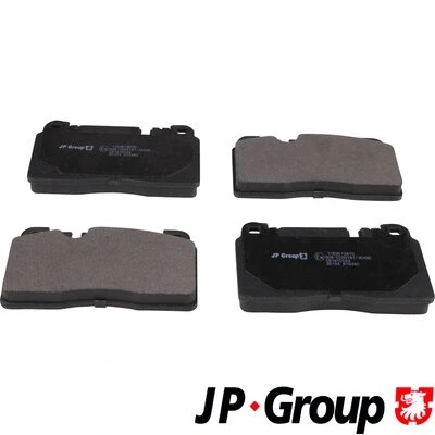 Immagine di JP GROUP 1163613810 Kit pastiglie freno Assale anteriore Predisposto per contatto segnalazione usura AUDI: A6 C7 Avant, Q5, A7 Sportback