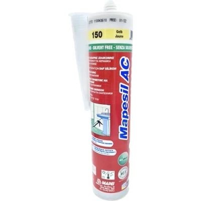 Immagine di Mapesil, sigillante in silicone resistente, non si deforma