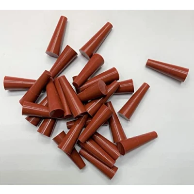 Immagine di dexierp Forza di Protezione Dimensione # 000000 provetta Tappo Conico da Laboratorio per Fori 3/16 &quot;da 4 a 5 mm 10 24 UNC 12 28 UNF M4,5 M5 (Confezione 250)