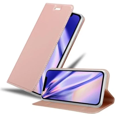 Immagine di Cadorabo Custodia Libro per Apple iPhone 12 Mini (5,4&quot; Zoll) in CLASSY ORO ROSA con Vani di Carte, Funzione Stand e Chiusura Magnetica Portafoglio Cover Case Wallet Book Etui Protezione