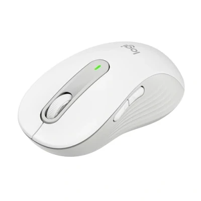 Immagine di Logitech Signature M650 L Mouse Senza fili (radio), Bluetooth® Dimensione: Ottico Bianco 5 Tasti 4000 dpi