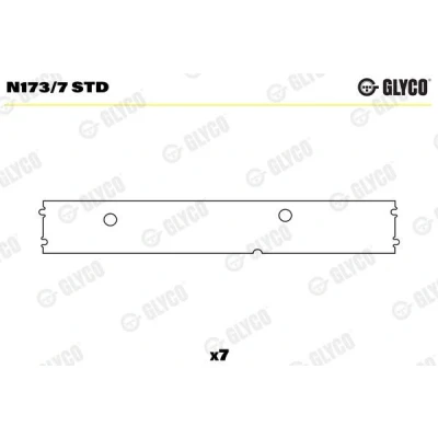 Immagine di GLYCO N173/7 STD Supporto albero a camme