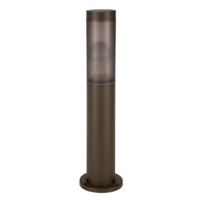 Immagine di EGLO lampada Helsinki da esterni, a terra con rilevatore di movimento, illuminazione per giardini, patio, in acciaio inox colore marrone ruggine, IP44, altezza 45 cm, attacco E27