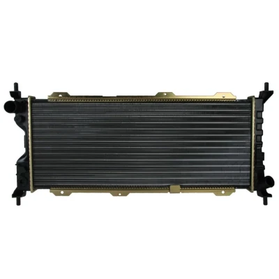 Immagine di NISSENS 63286A Radiatore motore Alluminio 650 270 42 Alette di raffreddamento montate meccanicamente OPEL: Corsa B Hatchback, Combo Van