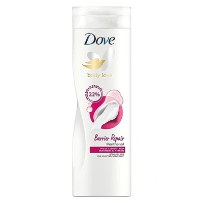 Immagine di Dove Body Love Barrier Repair Balsamo con Pantenolo Cura del corpo per pelle molto secca 22% Skin Complex e 400 ml