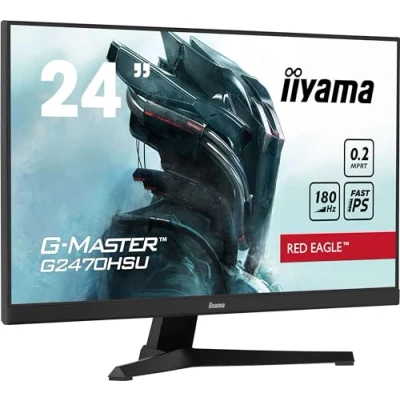 Immagine di Iiyama G MASTER Red Eagle G2470HSU B6 Monitor da gioco ERP E (A G) 60.5 cm (23.8 pollici) 1920 x 1080 Pixel 16:9 0.2 ms HDMI ™, DisplayPort, Cuffie (jack