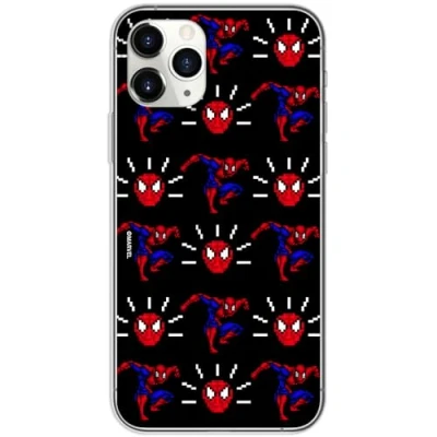 Immagine di ERT GROUP custodia per cellulare Iphone 11 PRO originale e con licenza ufficiale Marvel, modello Spider Man 025 adattato in modo ottimale alla forma dello smartphone, TPU