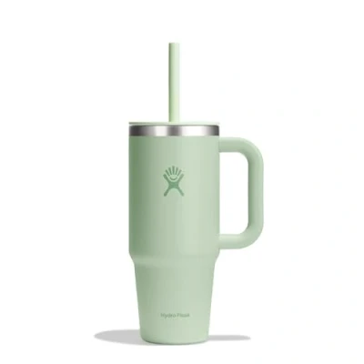 Immagine di HYDRO FLASK Travel Tumbler 709ml (24 oz) con Coperchio a incastro per cannuccia chiudibile Acciaio inossidabile resistente agli schizzi Aloe