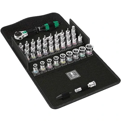 Immagine di Wera 8100 SA All in Zyklop Speed Kit di chiavi a bussola metrico 1/4 (6.3 mm) 42 parti 05003755001