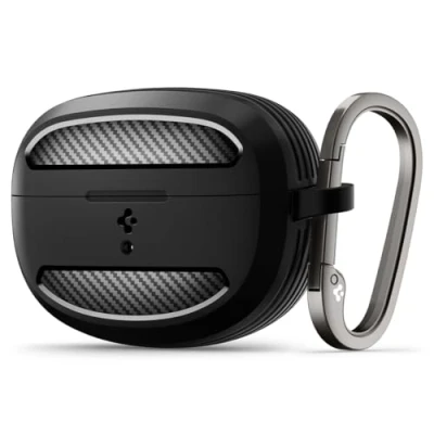 Immagine di Spigen Cover Rugged Armor Compatibile con Bose Ultra Open Earbuds (2024) Nero