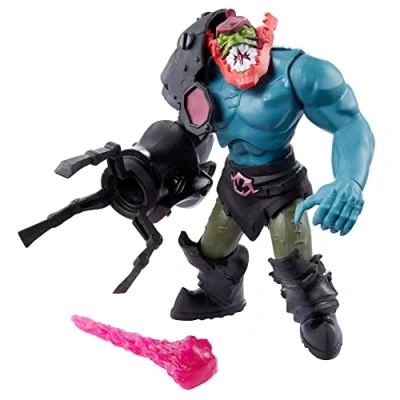 Immagine di Masters of the Universe He Man e Universe, Personaggio Trap Jaw Snodato con Potente Mossa d&#039;Attacco Accessori, Giocattolo per Bambini 4+ Anni, HBL69