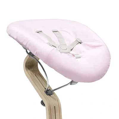 Immagine di Newborn set Stokke Nomi, Grey/Grey Pink Include una cintura di sicurezza a 5 punti e un tessuti reversibili lavabili Compatibile con tutte le sedie Nomi