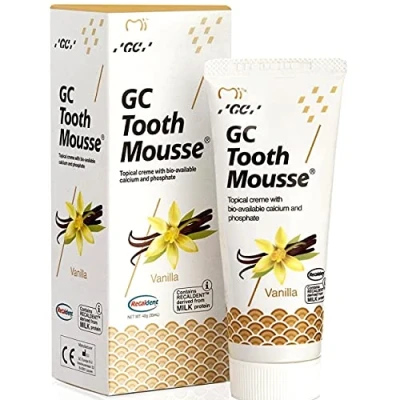 Immagine di GC Tooth Mousse Dentifricio alla vaniglia, Confezione da 1 (1 x 40 g)