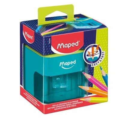 Immagine di MAPED Temperamatite Elettrico 2 Fori Con Contenitore