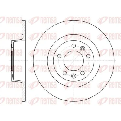 Immagine di REMSA 61312.00 Disco freno Assale posteriore 289,5, 289,5 12 5 pieno PEUGEOT: 407 Sedan, Coupe