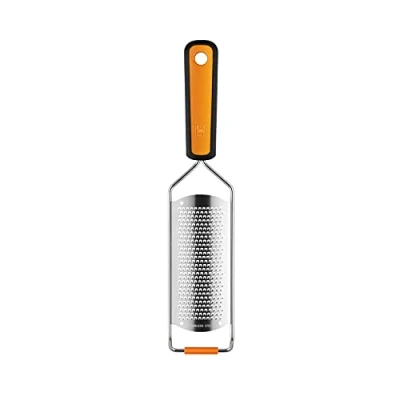 Immagine di BRA Efficient Grattugia Zester sottile, in acciaio inox, colore: Arancione