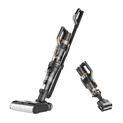 Immagine di Jimmy HW10 Pro Lavapavimenti Aspirapolvere 3 in 1 Senza Filo Cordless Multisuperficie, 400W, Assistente Vocale, Batteria rimovibile con 80 minuti di autonomia, Display a LED e Autopulizia