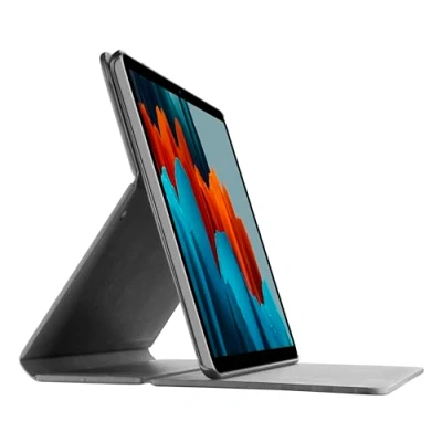 Immagine di Cellularline Folio Galaxy Tab S7+ Custodia per Tablet con Funzione Stand 3 livelli di Inclinazione Protezione Angoli Compatibile Sleep Mode Nero