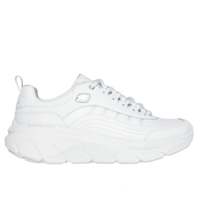 Immagine di Skechers D&#039;lux Walker 2.0 Golden Step, Scarpe da Ginnastica Donna, Bianco, 38 EU