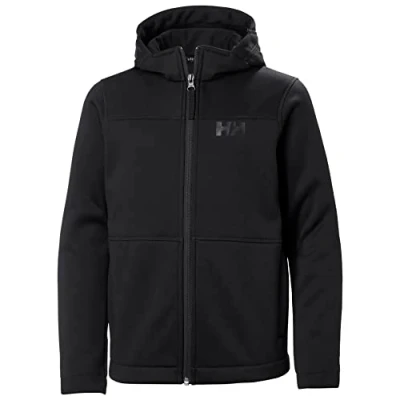 Immagine di Helly Hansen Giacca Jr Loen Midlayer Camicia, Nero, 8 Anni Unisex Bambini e Ragazzi