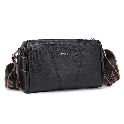 Immagine di Miss Lulu Borsa Donna Pelle Vera Borsetta tracolla Piccola Con larga regolabile
