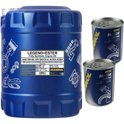 Immagine di Olio MOTORE MANNOL SAE 0W 40 LEGEND+ESTER 2 X DOTTORE 10L