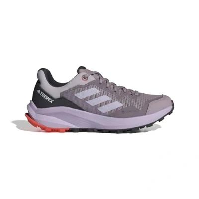 Immagine di adidas Terrex Rider Gore Tex Trail Running Shoes, Donna, preloved Fig/Silver Dawn/Orange, 45 1/3 EU