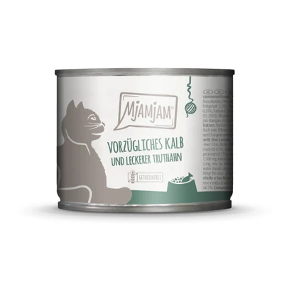Immagine di MjAMjAM 6 x 200 g umido per gatto Vitello &amp; Tacchino