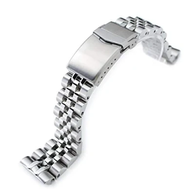 Immagine di MiLTAT Cinturino per orologio da 22 mm Seiko Turtle SRP773 SRP775 SRP777 SRPA21, Angus J a vite, Spazzolato., Large, Classico
