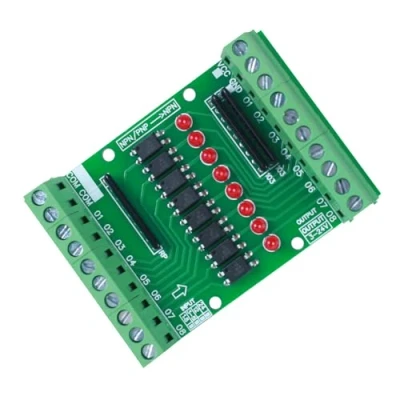 Immagine di Scheda Isolamento Fotoaccoppiatore,8CH DC3.3V 5V Modulo di per Convertitore Tensione,8 Canali PNP Segnale Uscita Basso Livello