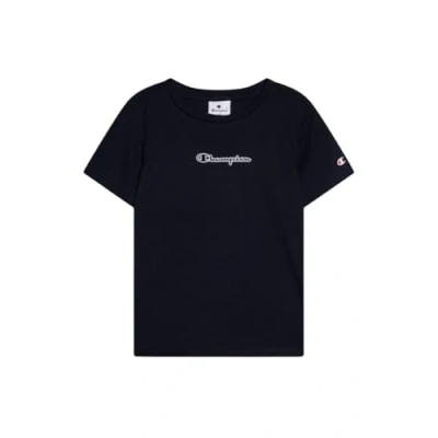 Immagine di Champion Graphic Crewneck WITH Large LOGO Tshirt con stampa per bambini, Taglia: 126/131, Navy