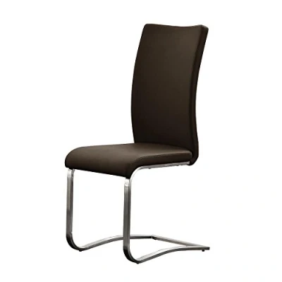 Immagine di Robas Lund Schwinger Arco Set di 2 Telaio: Acciaio Inossidabile Copertura: Pelle Marrone Artificiale Dimensioni L/a/P: Ca. 43x103x52 cm, Metallo