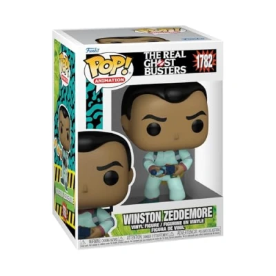 Immagine di Funko Pop! Animation: TRG Winston Zeddemore The Real Ghostbusters Figura in Vinile da Collezione Idea Regalo Merchandising Ufficiale Giocattoli per Bambini e Adulti Cartoons Fans
