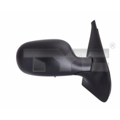 Immagine di specchio retrovisore esterno Tyc 328 0017 Dx nero convesso, termico, con sensore temperatura, per regolazione elettrica RENAULT: CLIO 2