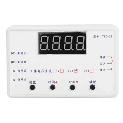 Immagine di Relè temporizzatore YYC 2S, Display LED Timer regolabile Modulo interruttore di controllo automazione per elettrovalvola, pompa acqua, motore, cinghia leggera(12V)