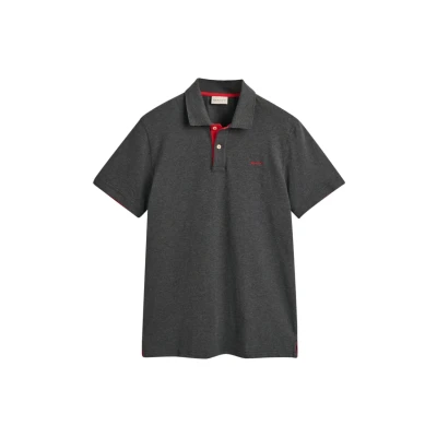 Immagine di GANT Contrast Polo, Uomo, Taglia: Large, Antracit melange