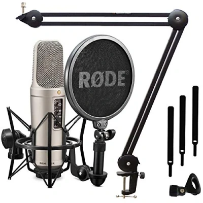 Immagine di Rode NT2 a Set microfono condensatore + keepdrum MS138, braccio