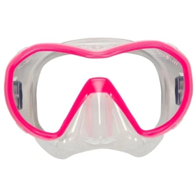 Immagine di AQUALUNG PLAZMA Maschera Subacquea Adulti Panoramica Senza Montatura, Vari Modelli di Lenti, Fibbie a Regolazione Rapida, Custodia Protettiva Riutilizzabile, per Immersioni e Snorkeling