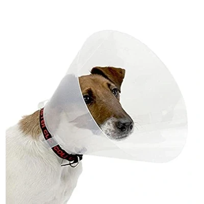Immagine di Croci Collare Elisabettiano per cani taglia XXL, Elisabetta a cono la protezione e cura di gatti, previene graffi, morsi leccate, 30 cm