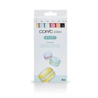 Immagine di Copic 22075555 Ciao Set 5+1, Pastelli