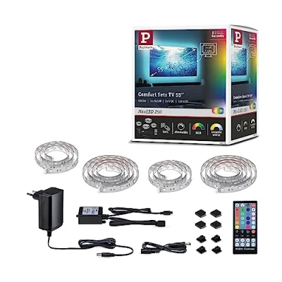 Immagine di Paulmann 78875 KIT base striscia LED con spina 230 V 3.6 m RGBW 1