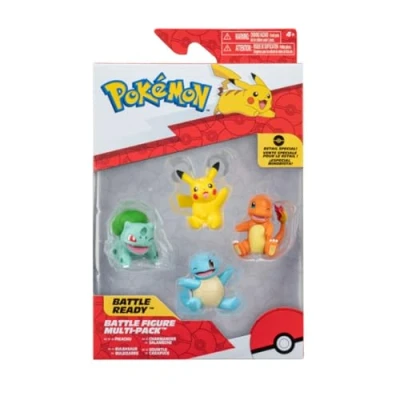 Immagine di Pokemon Match Figure; Pikachu, Bulbasaur, Charmander, Squirtle 5 cm Figura